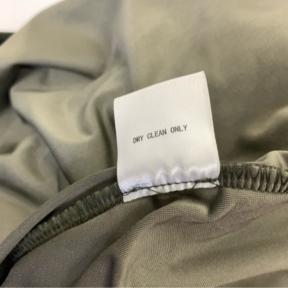 Birdy Grey Olive Green One-Shoulder Maxi Dress - Picture 4 of 13